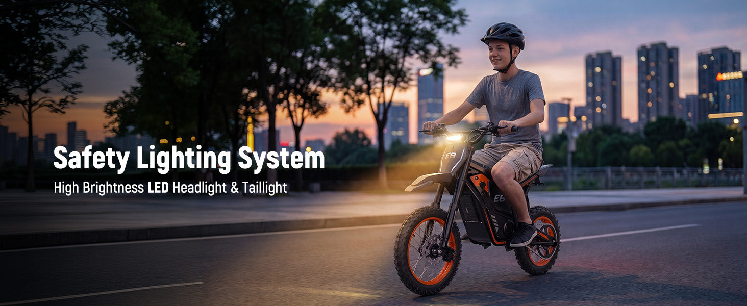 Vela E8 safety lights