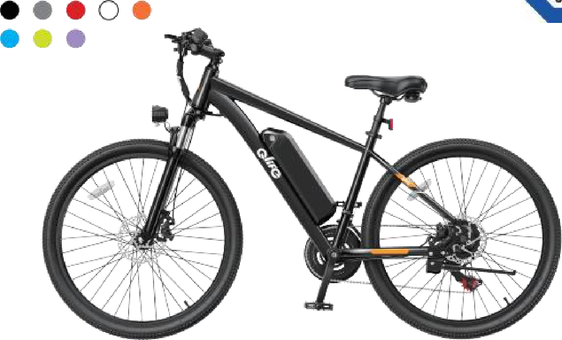 Qlife Racer mountain electric bike, side view
